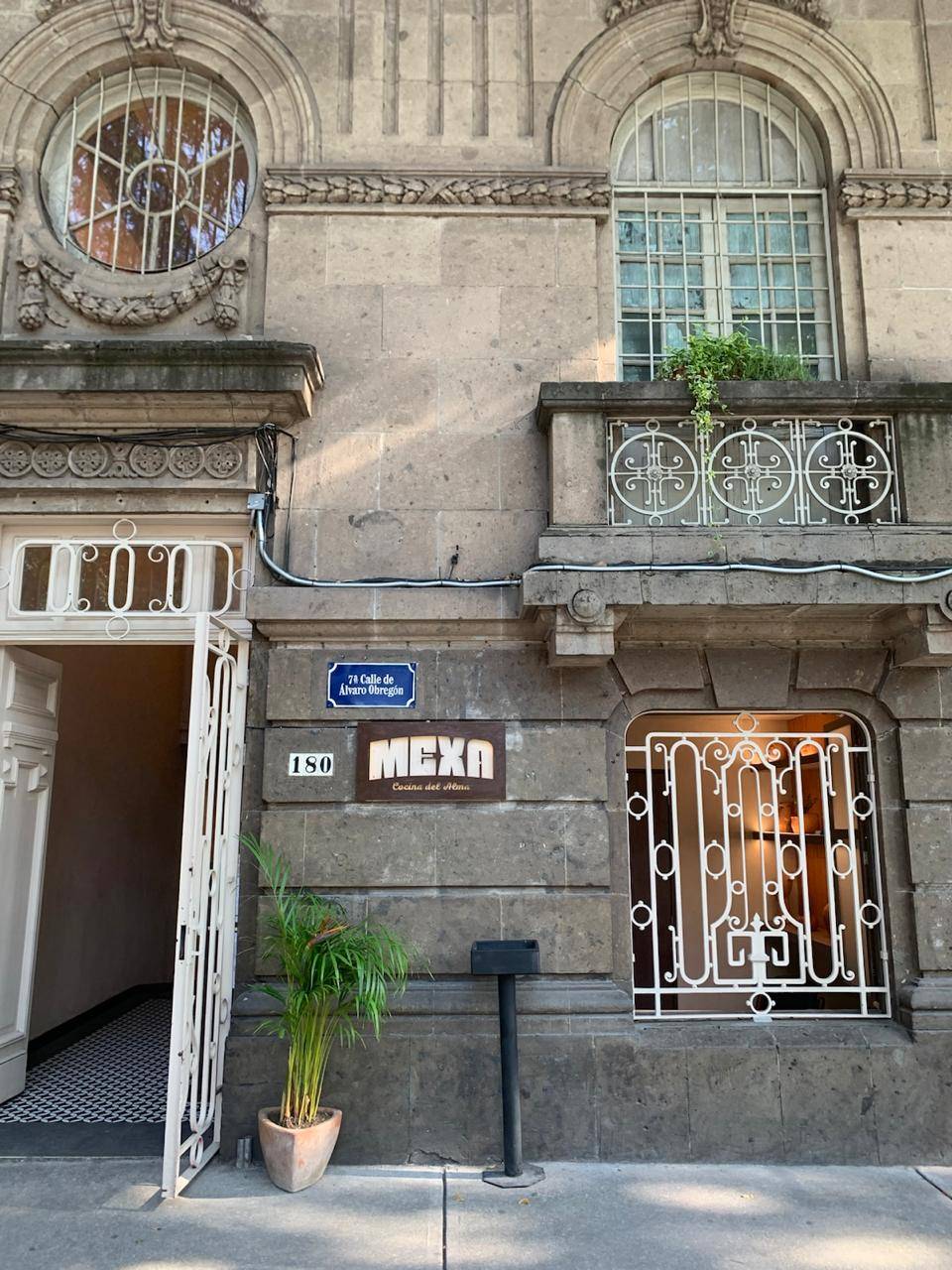 Fachada de la casona de Mexa en Álvaro Obregón